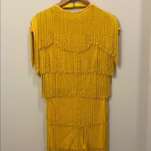 ASOS Yellow Beaded Jumper